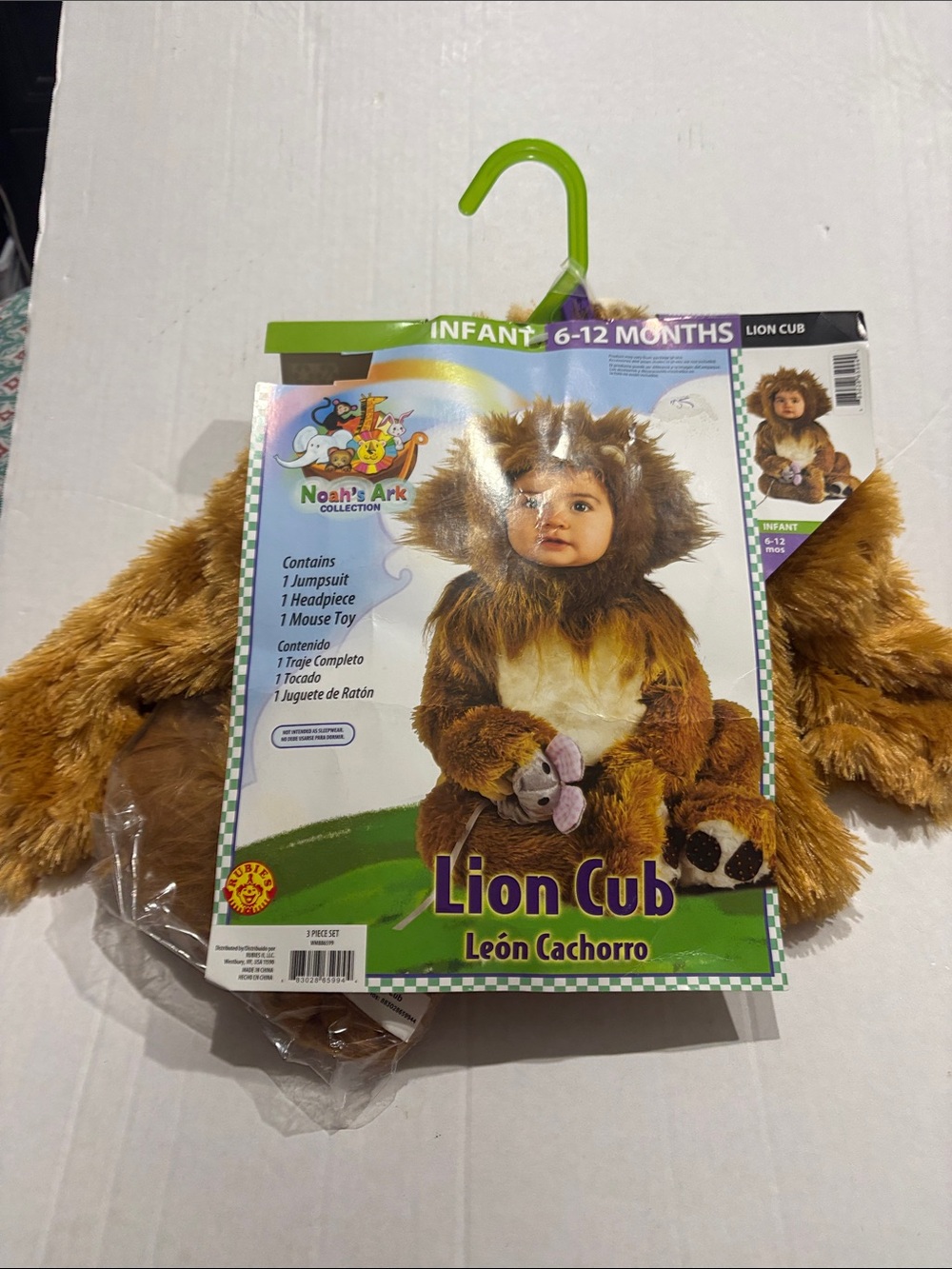 Noah's Ark Lion Cub Infant Costume 6-12 months - Brown